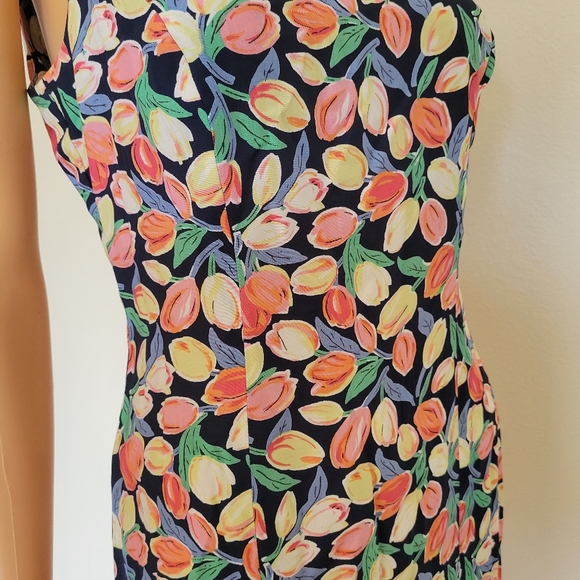 90s banana republic floral dress - Picture 3 of 12